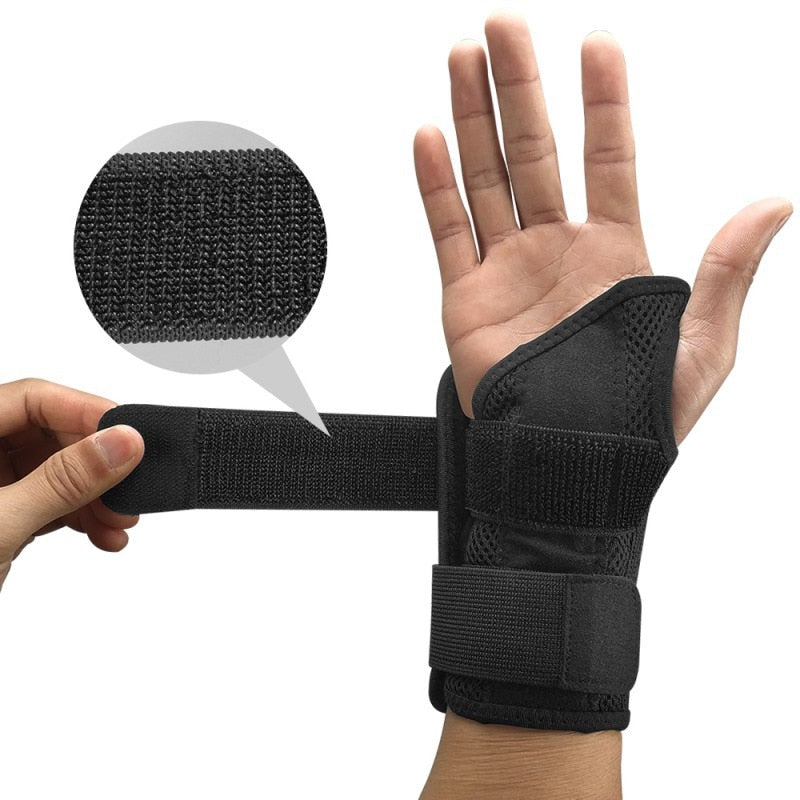 Carpal Tunnel Forearm Splint Band Strap Pain Relieve Soft Moisture-Wicking Wrist Brace - CTHOPER