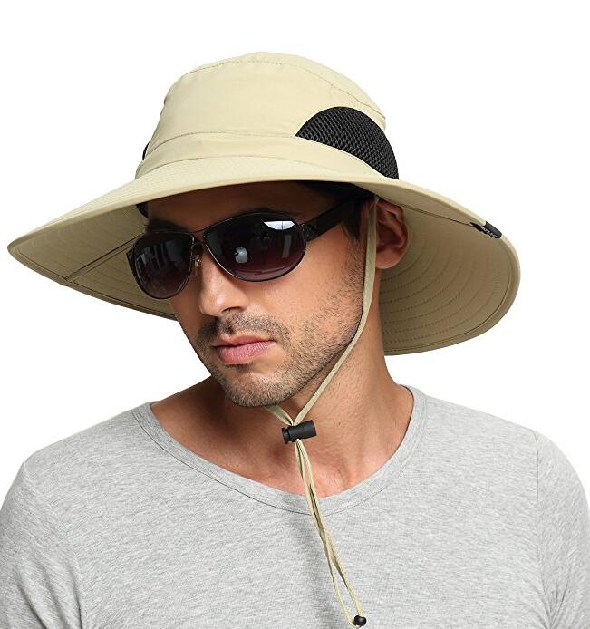 Wide Brim Breathable Mesh Sun Fishing Hat For Men & Women - CTHOPER