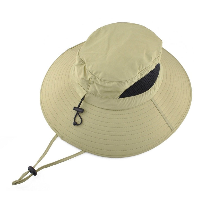 Wide Brim Breathable Mesh Sun Fishing Hat For Men & Women - CTHOPER