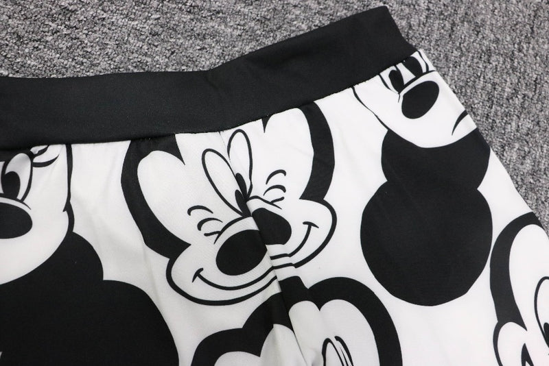 Women Minnie Mickey Mouse Yoga Gym Leggings - CTHOPER