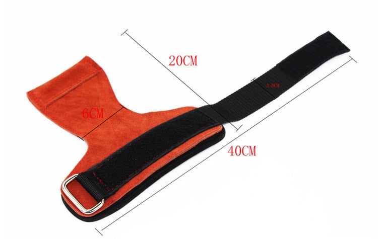 Grips Weight Lifting Gloves Heavy Duty Straps Alternative Power Lifting Wrist Wraps - CTHOPER