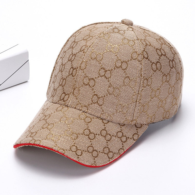 High Quality Geometric Print Spring Summer Lady Men's Snapback Baseball Cap - CTHOPER