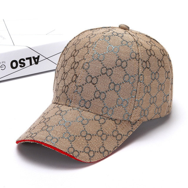 High Quality Geometric Print Spring Summer Lady Men's Snapback Baseball Cap - CTHOPER