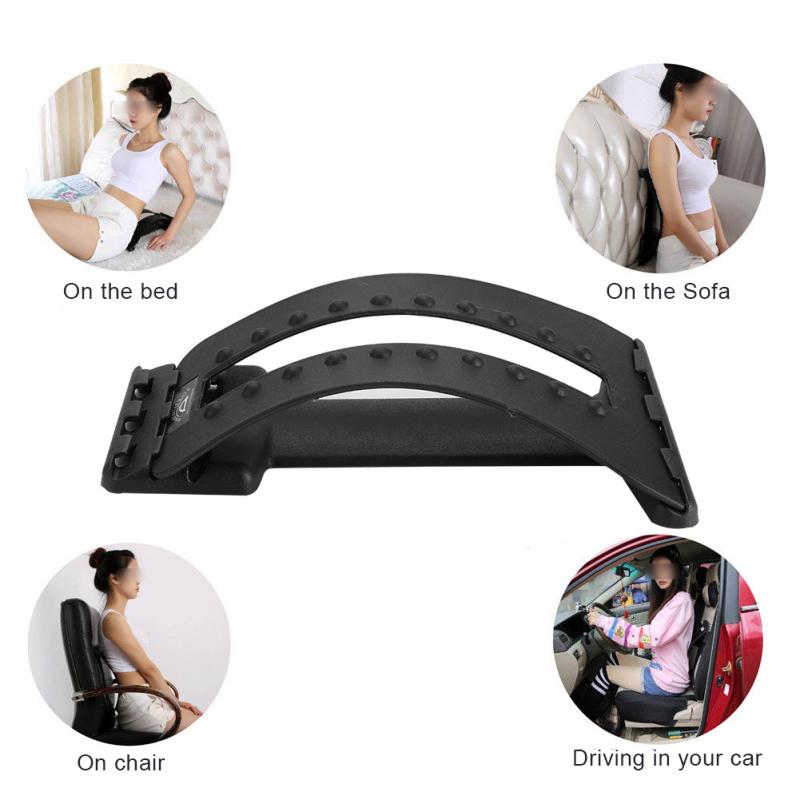 Multi-level Spine Massager Back Supporter Lumbar Stretcher - CTHOPER