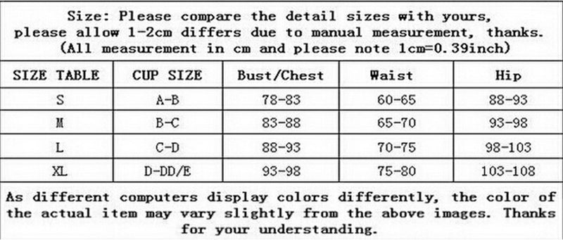 New Hot Sale Sexy Women Swimwear Beachwear Bathing Swimsuit Push Up Bikini Monokini Beach Wear Bathing Swimming Costume