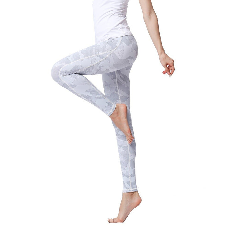 New Women High Waist  Printed Dry Fit Yoga Pants - CTHOPER