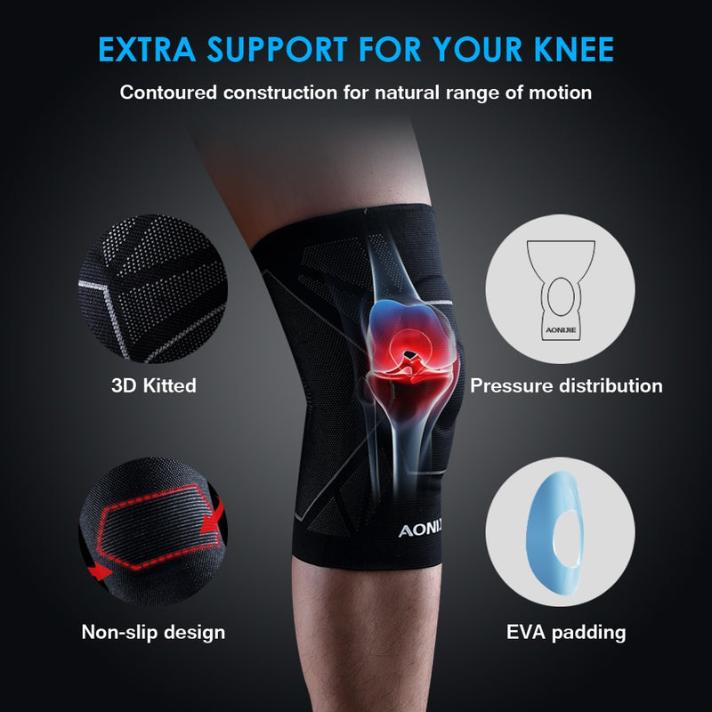 Protective Support Compression Sleeve Knee Brace - CTHOPER