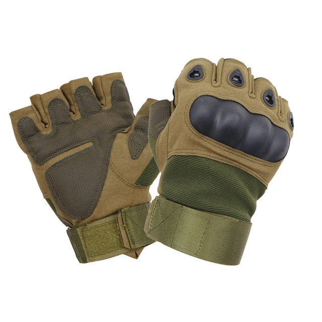 Men Winter Army Military Tactical Combat Anti-Skid Bicycle Gloves - CTHOPER
