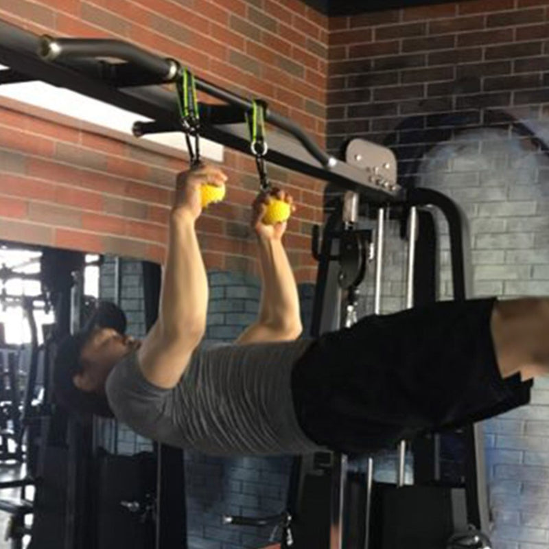 Climbing Pull Up Power Ball Hold Grips Durable Non-Slip Hand Grips Strength Trainer Exerciser - CTHOPER