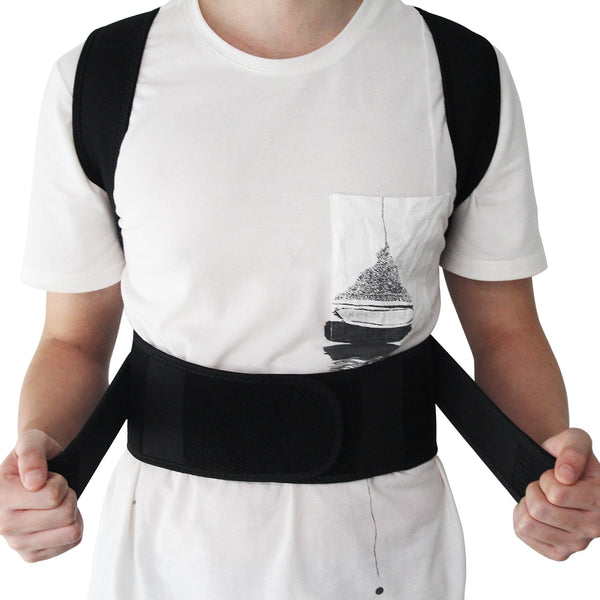 Magnetic Therapy Adjustable Posture Corrector Back Brace Full Back for Men Women - Lower Back Support - CTHOPER