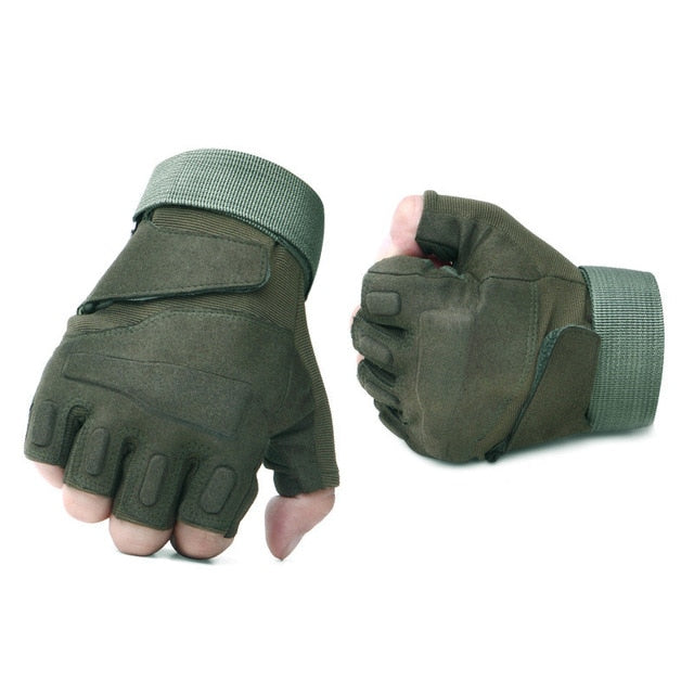 Army Tactical Fingerless Military Half Finger Gloves For Men Airsoft Bicycle Shooting Antiskid Protection rekawiczki taktyczne