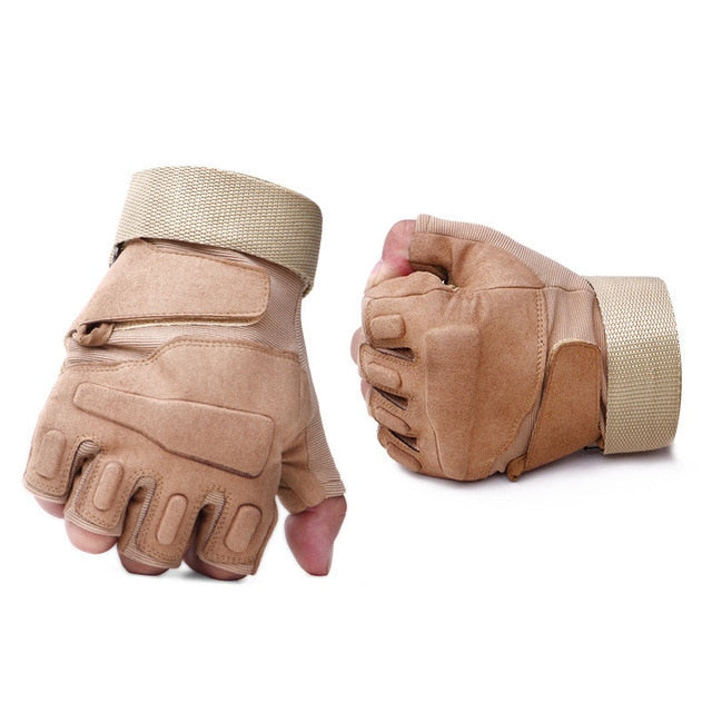 Army Tactical Fingerless Military Half Finger Gloves For Men Airsoft Bicycle Shooting Antiskid Protection rekawiczki taktyczne