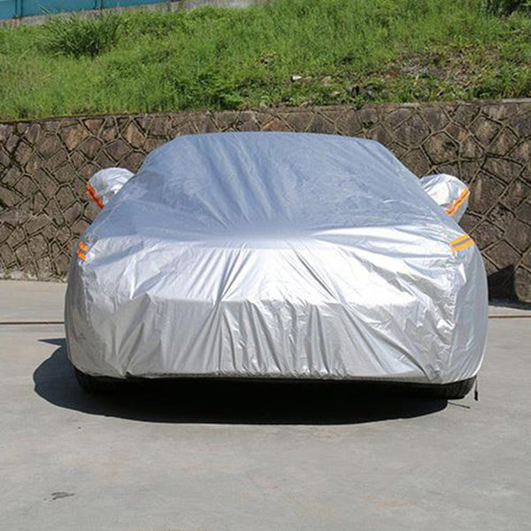 6 Layers Car Cover Waterproof All Weather Breathable UV Protection Snowproof Dustproof Universal Fit Full Car Covers for car reflector dust rain snow protective suv sedan hatchback