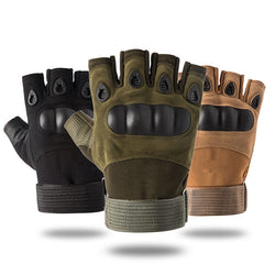 Tactical  Half Finger Gloves Military Army Shooting Fingerless Gloves  Paintball Airsoft Bicycle Motorcross Combat Hard Knuckle
