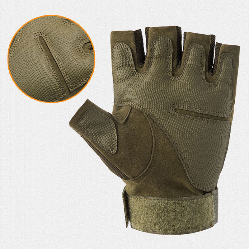Tactical  Half Finger Gloves Military Army Shooting Fingerless Gloves  Paintball Airsoft Bicycle Motorcross Combat Hard Knuckle