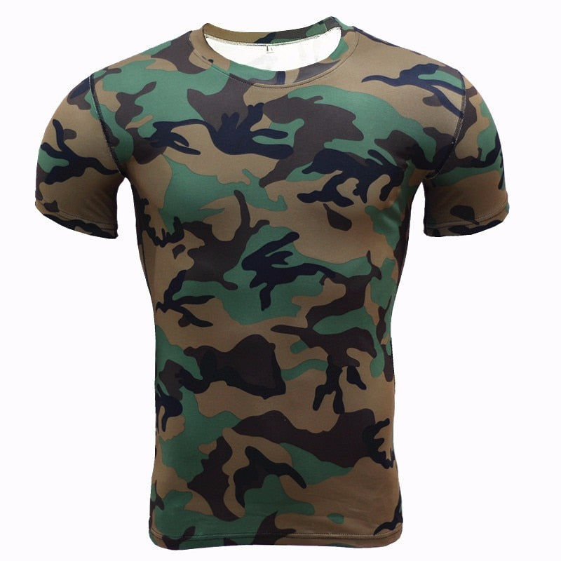 Men's Quick-drying Fitness Short Sleeve T-shirt - CTHOPER