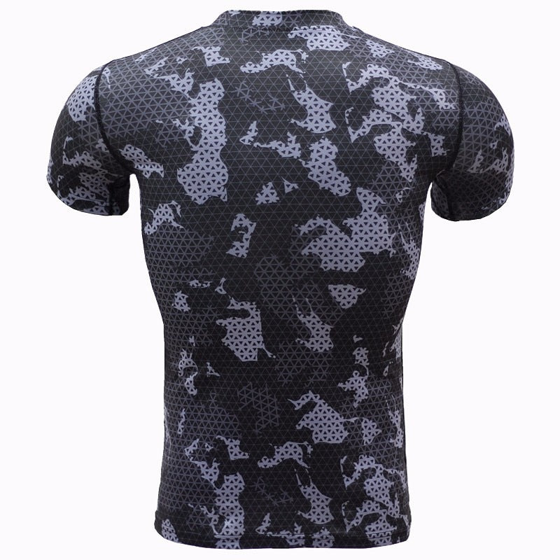 Men's Quick-drying Fitness Short Sleeve T-shirt - CTHOPER