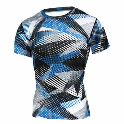 Men's Quick-drying Fitness Short Sleeve T-shirt - CTHOPER