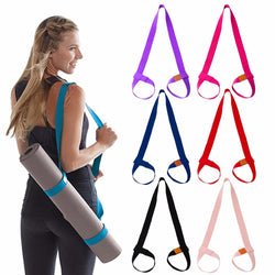 Yoga Mat Strap Strap Belt Adjustable Sports Sling Carrier Shoulder Carry Strap Belt - CTHOPER