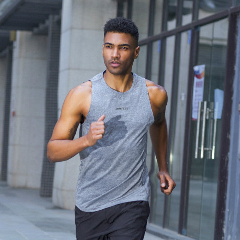 Men's Running Sport Sleeveless Tank Tops - CTHOPER