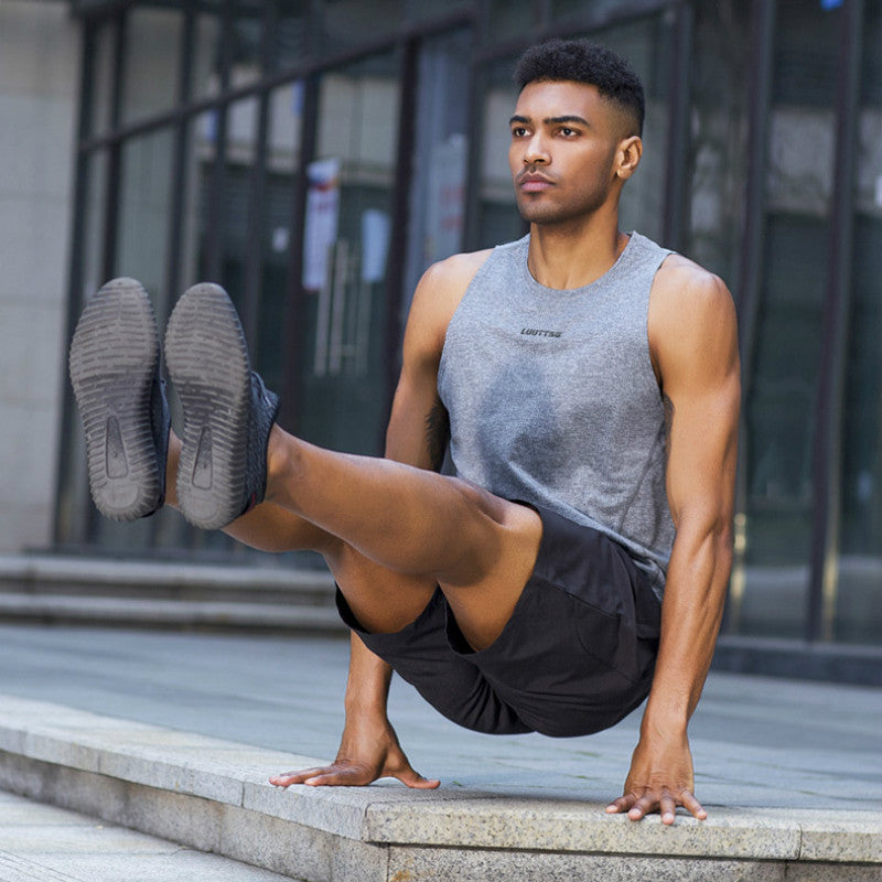 Men's Running Sport Sleeveless Tank Tops - CTHOPER