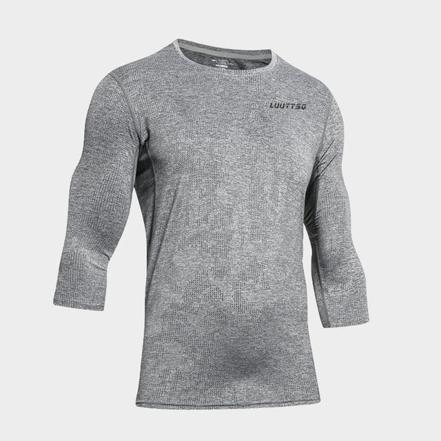 Men's 3/4 Sleeve Outdoor Sport T Shirts - CTHOPER