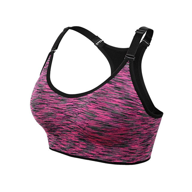 Women's Push Up Seamless Running Yoga Bra - CTHOPER