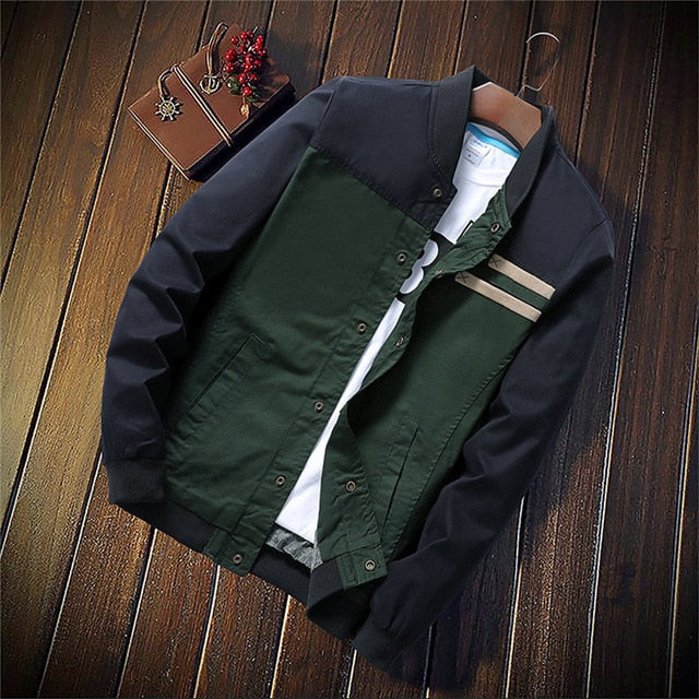 Men's Autumn Military Slim Jacket Coat - CTHOPER