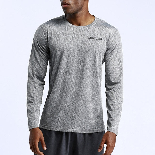 Men's Gym Long Sleeve Training T-shirts - CTHOPER