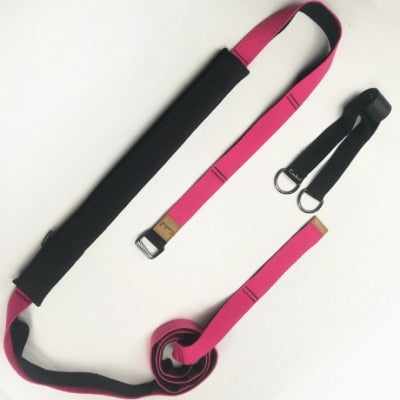 One Word Horse Flexibility Stretching Leg Stretcher Strap for Ballet Cheer Dance Gymnastics Trainer Yoga Stretch Belt - CTHOPER