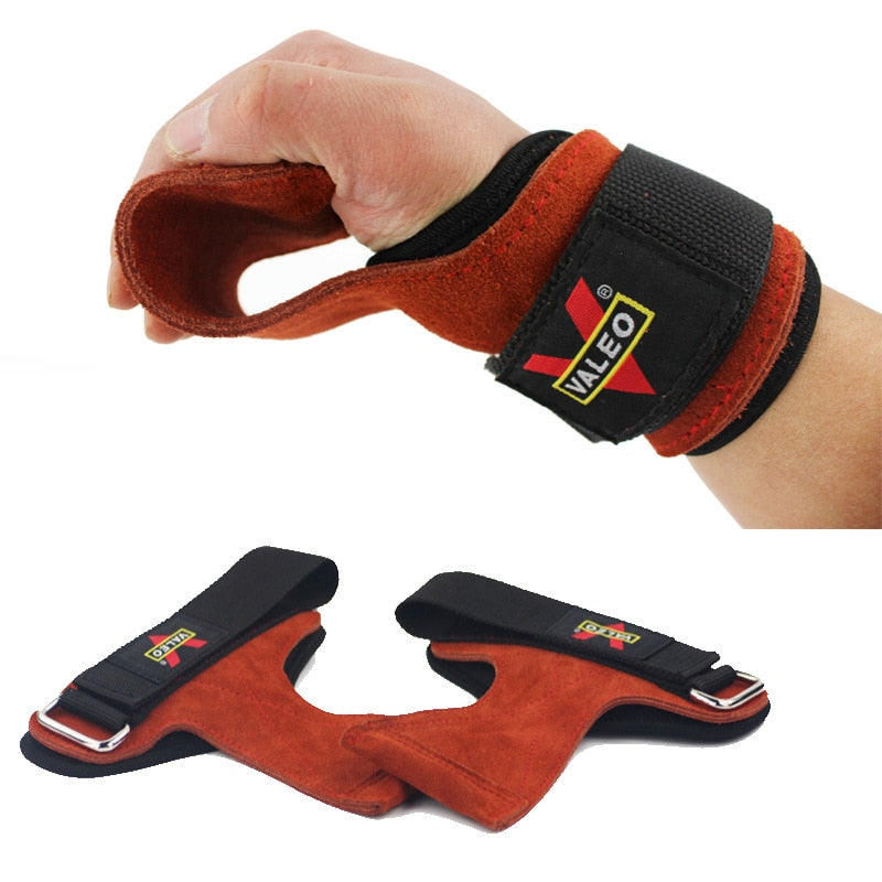 Grips Weight Lifting Gloves Heavy Duty Straps Alternative Power Lifting Wrist Wraps - CTHOPER