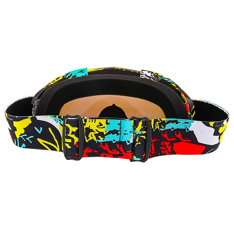 Snowboard Anti-Fog Big Ski Goggle Spectacles Skiing Glasses - CTHOPER