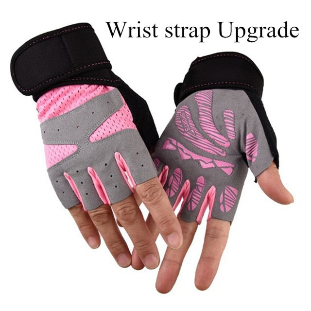 2019 Men/Women Fitness Half Finger Gloves - CTHOPER