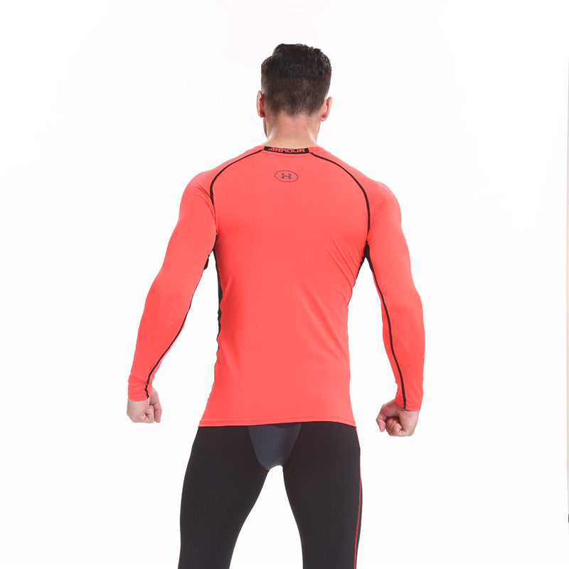Men's GYM Long Sleeve Compression T Shirts - CTHOPER
