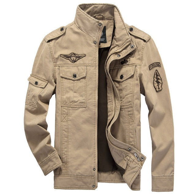 Men's Soldier Slothing Bomber Cotton Military Jackets - CTHOPER