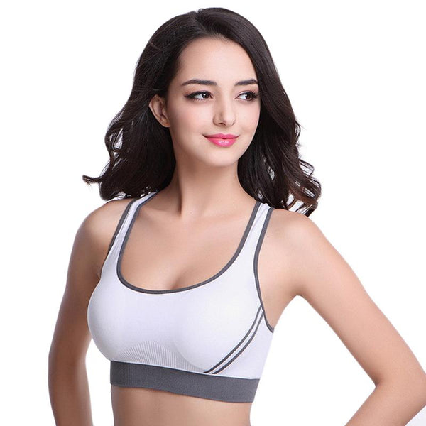 Women's Medium Impact Padded Sport Bra - CTHOPER