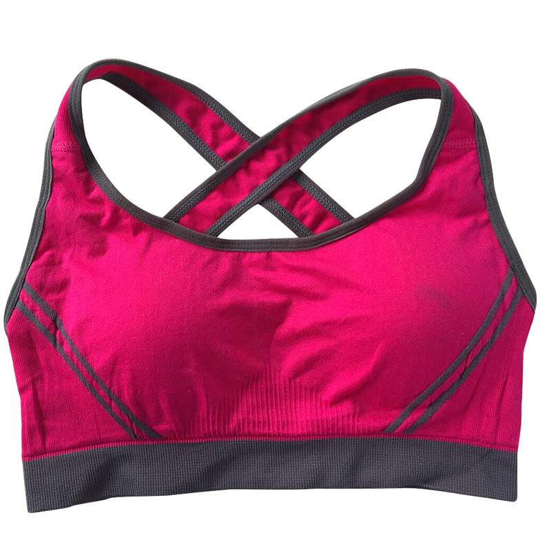 Women's Medium Impact Padded Sport Bra - CTHOPER