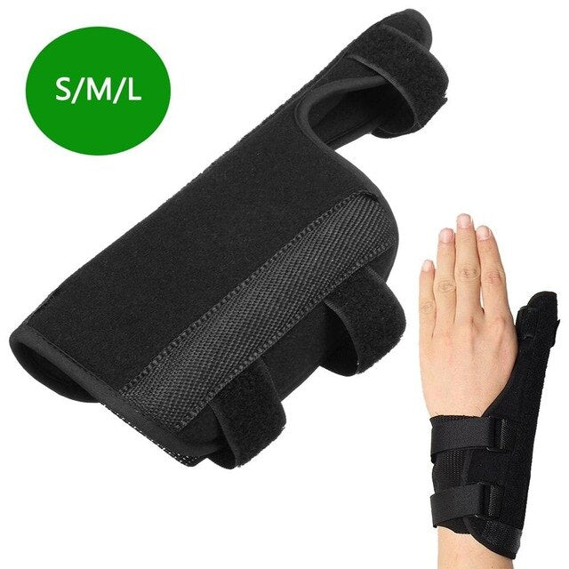 Left & Right Hand Wrist Brace Finger Wrist Support Strap Wrist Wraps Thumb Spica Splint Support Fracture Sprain Arthritis Injury Brace - CTHOPER