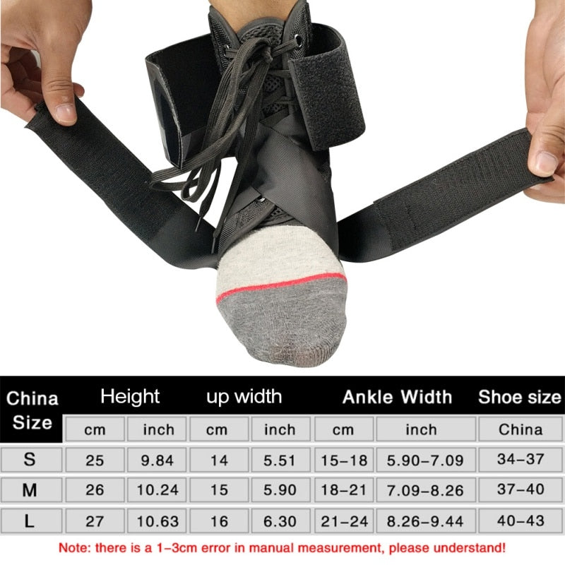 Sports Safety Adjustable Comfortable Compression Ankle Braces Bandage Straps - CTHOPER