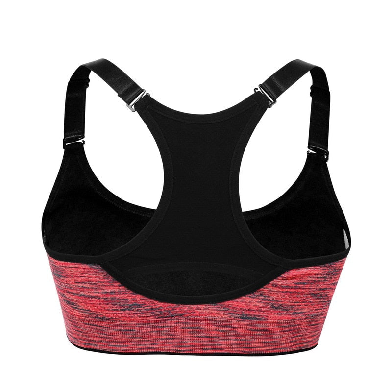 Women's Push Up Seamless Running Yoga Bra - CTHOPER