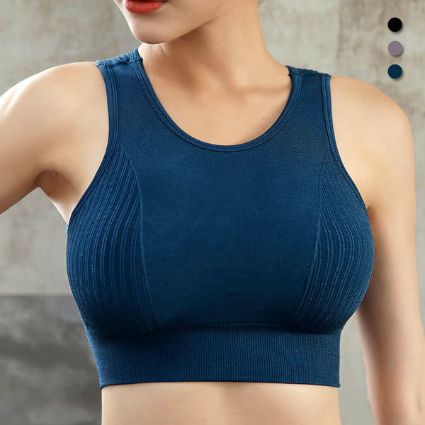 Women's Racerback Seamless High Impact Sports Bra - CTHOPER