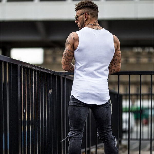 2019 New Men's Summer Sleeveless Running Tank Top - CTHOPER