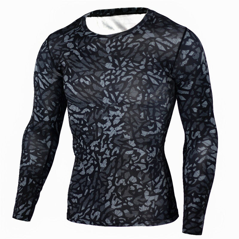 Men's Quick-drying Fitness  Long Sleeve T-shirt - CTHOPER