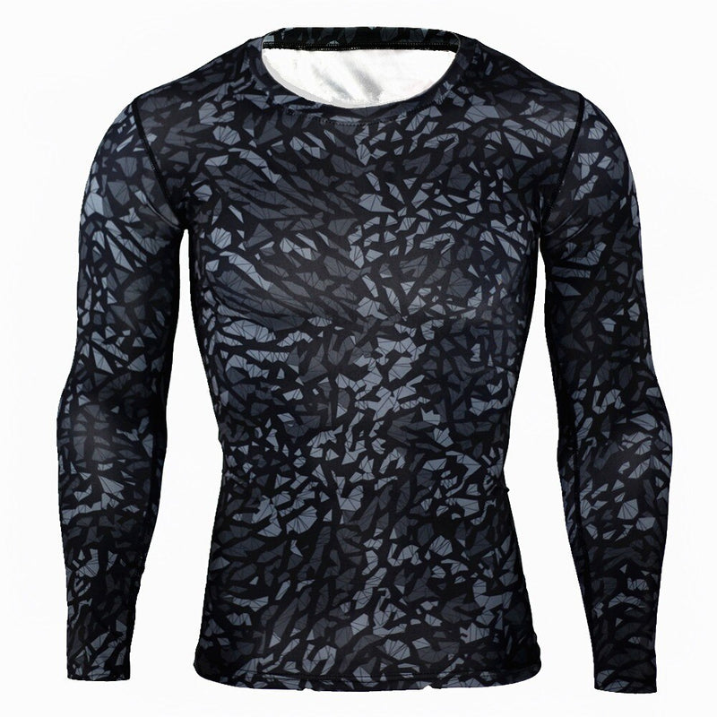 Men's Quick-drying Fitness  Long Sleeve T-shirt - CTHOPER