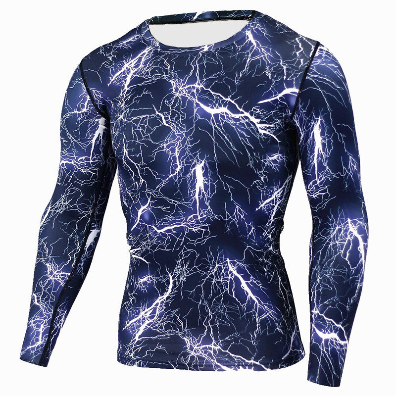 Men's Quick-drying Fitness  Long Sleeve T-shirt - CTHOPER