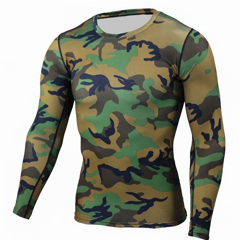 Men's Quick-drying Fitness  Long Sleeve T-shirt - CTHOPER