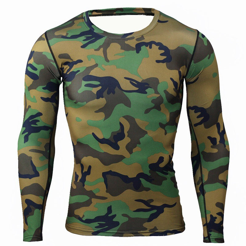 Men's Quick-drying Fitness  Long Sleeve T-shirt - CTHOPER