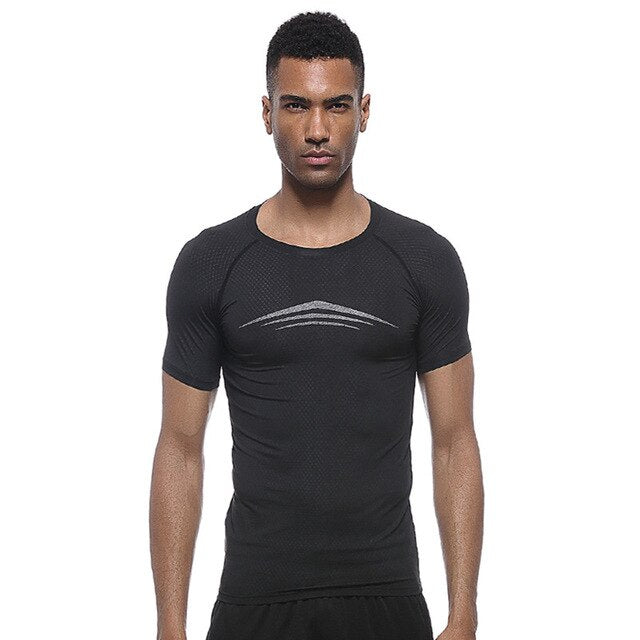 Men's Short Sleeve Fitness T Shirts - CTHOPER