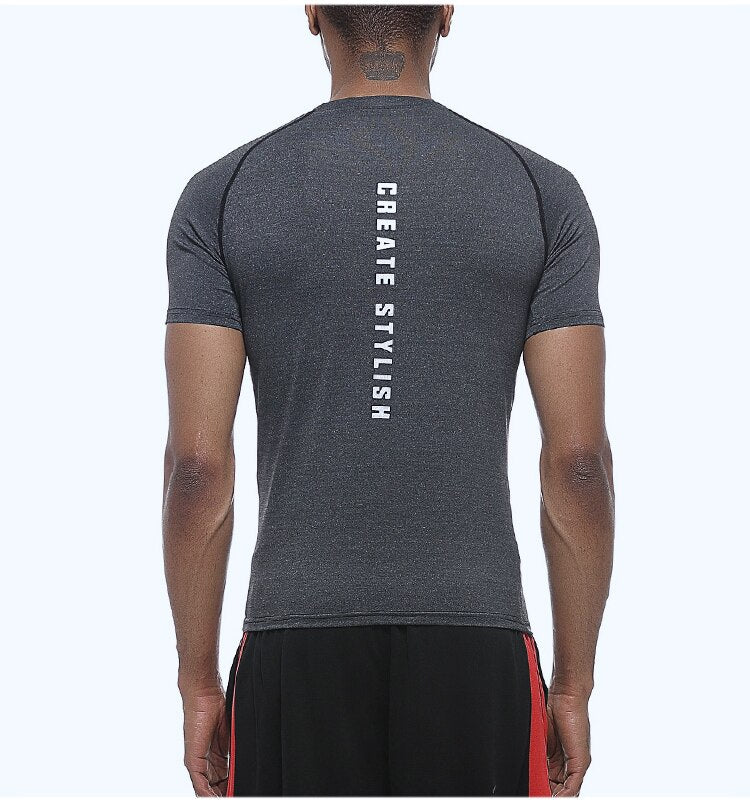 Men's Short Sleeve Fitness T Shirts - CTHOPER