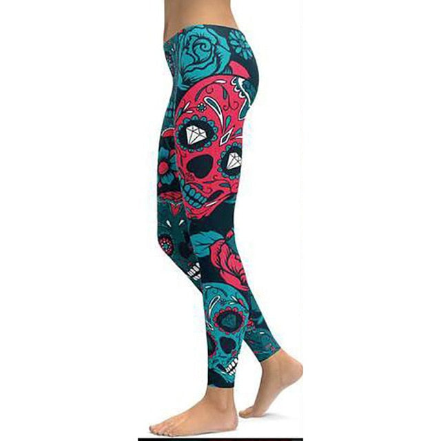 Women Unique Fitness Workout Running Yoga Leggings - CTHOPER